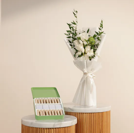 Patchi Elegant Chocolates Box | Dancing Delight Flowers Bouquet