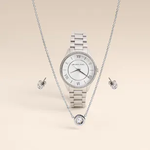 Michael Kors Mini Lauryn Silver-Tone Gift Set