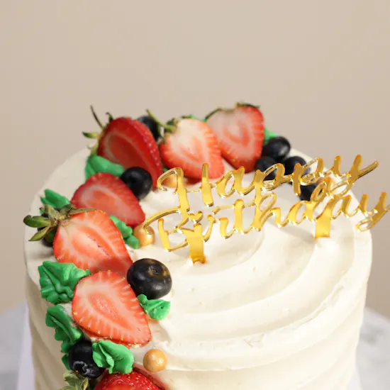 Floward Fruity Happy Birthday Cake