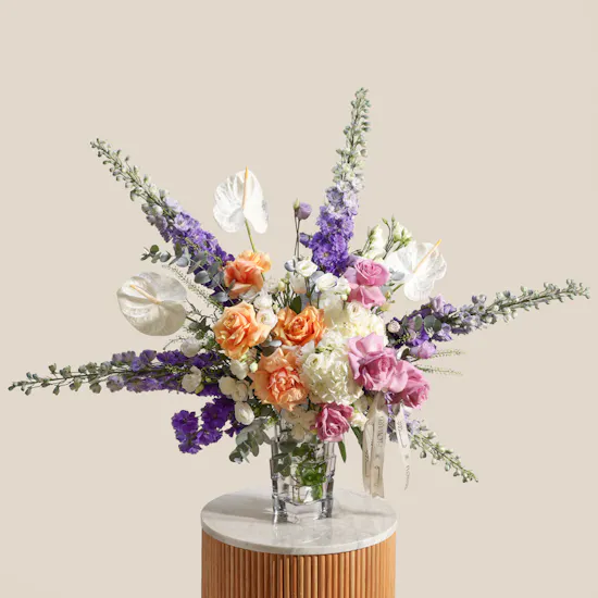 Rogaska Astounding Flowers Superior Vase