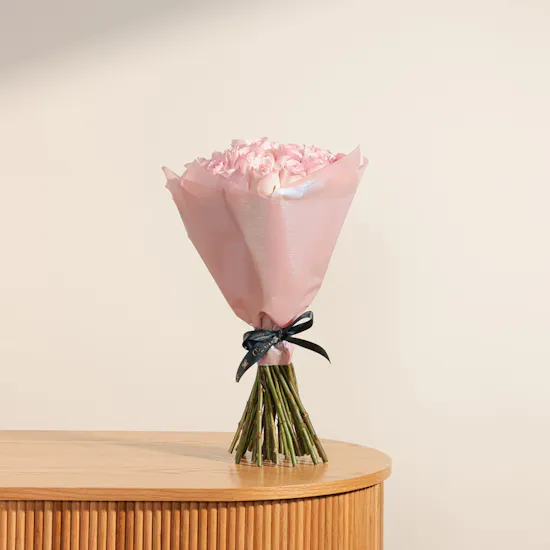 Glamorous Love Pink Rose Bouquet