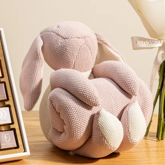Welcome Baby Girl Gift Set | Unique Flowers Bouquet