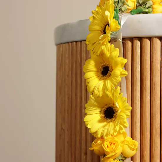 Yellow Flowers Necklace