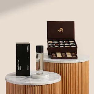 عطر أمازونيان رين او دي بارفيوم للجنسين من مبخر | صندوق شوكولاته من جوديفا عطر أمازونيان رين او دي بارفيوم للجنسين من مبخر | صندوق شوكولاته من جوديفا