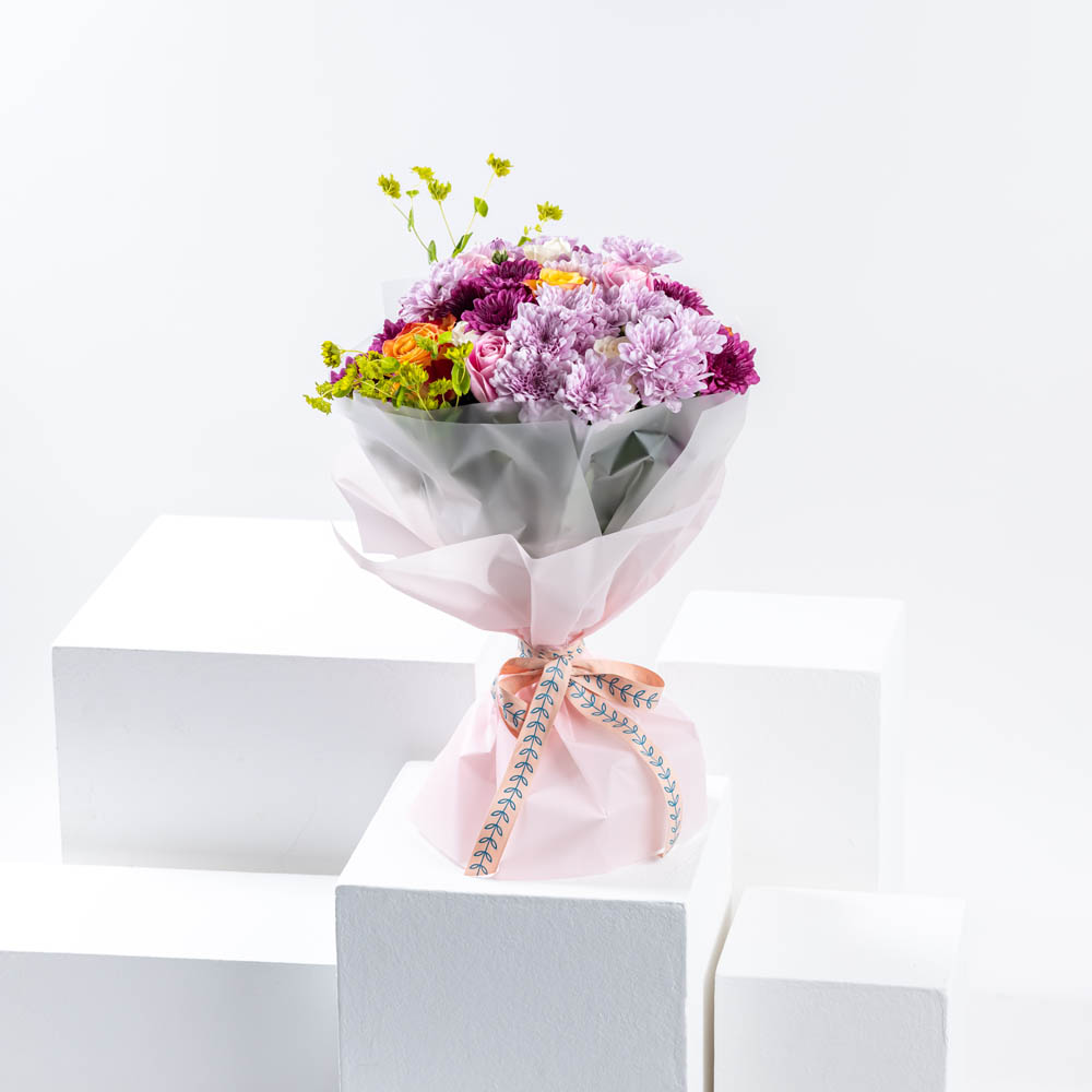 باقة يد الليلاك