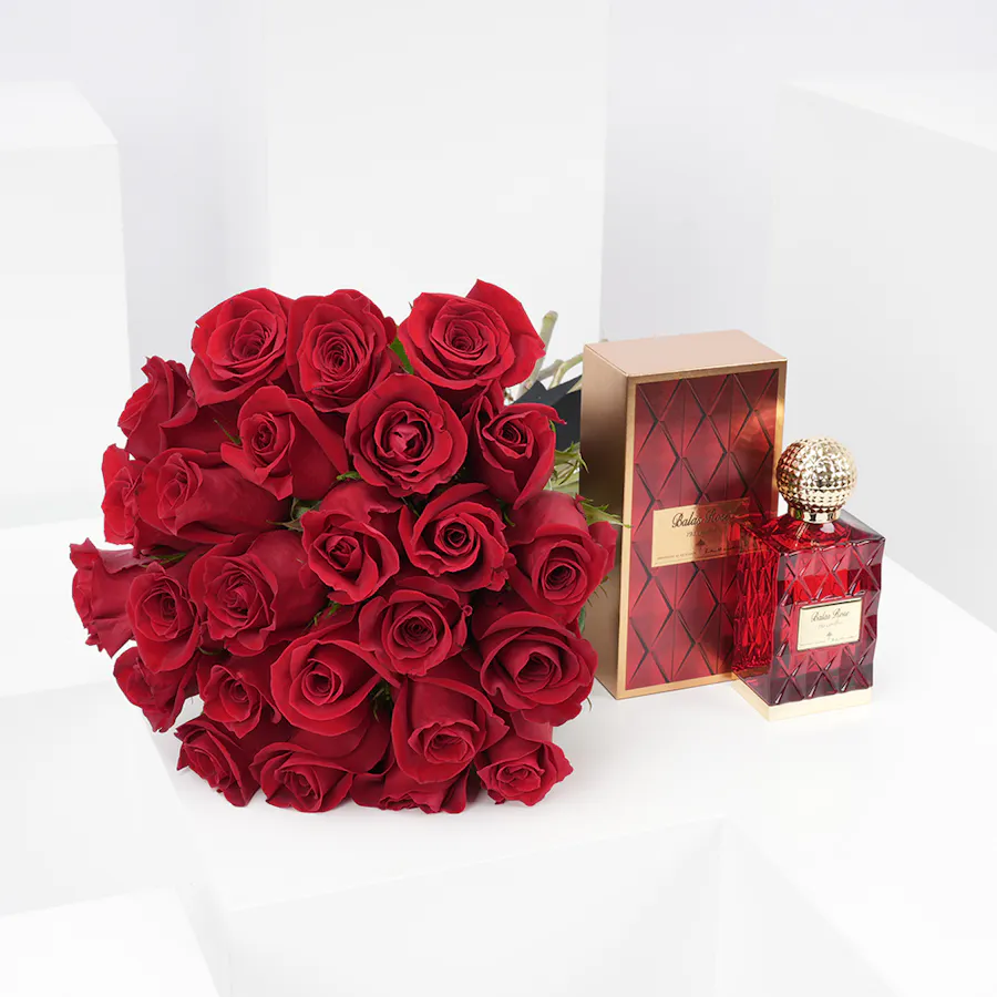 25 Red Roses | Ibrahim Alqurashi Balase Rose EDP 1