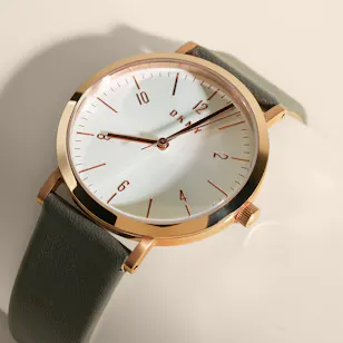 Dkny Minetta Rose Gold Leather Women’s Watch