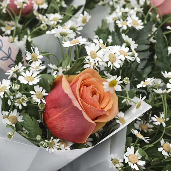 Lovely Flower Favors Basket