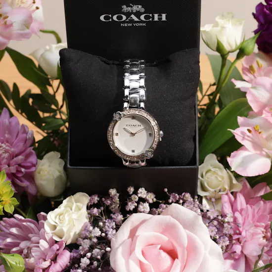 Coach Chelsea Woman Watch | Flowers Tray
