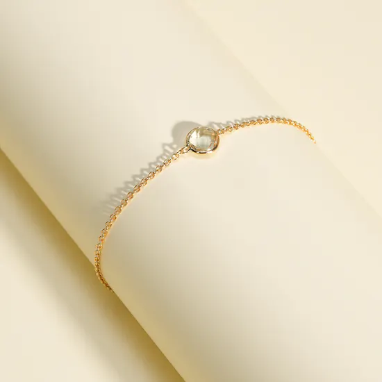 Izmirian Blue Topaz Gold Bracelet