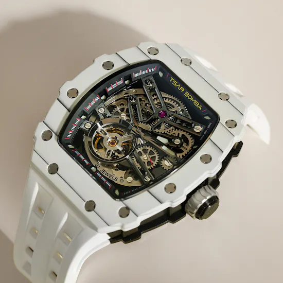 Tsar Bomba Elemental Automatic Elite White Men's Watch