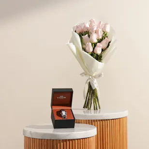 Coach Reese Silver and Gold Women’s Watch | Delicate Flowers Coach Reese Silver and Gold Women’s Watch | Delicate Flowers