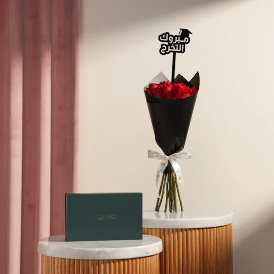 Floward Pecan Salted Caramel Small Chocolate Box | Graduation Roses