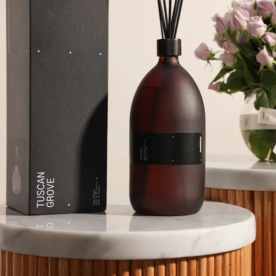 Mubkhar Reed Diffuser | Purple Baby Roses Vase
