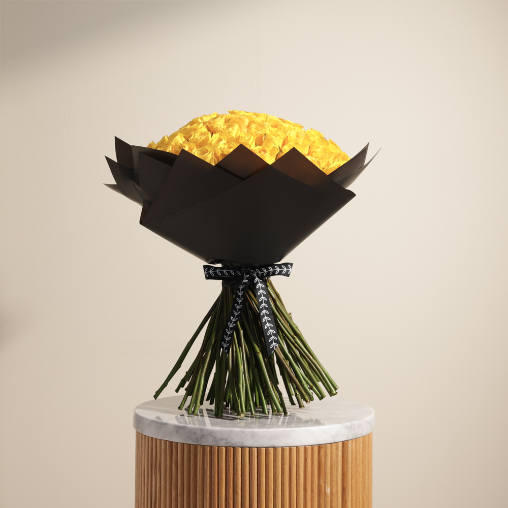 Gorgeous Yellow | 100 Rose Bouquet