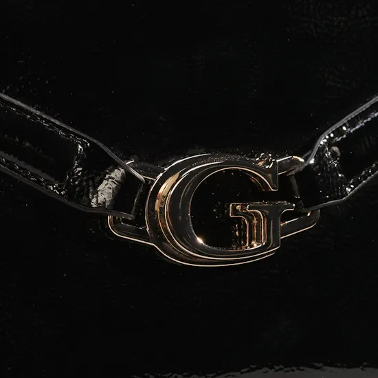 Guess Dea SLG Women Black Zip Around Black Wallet