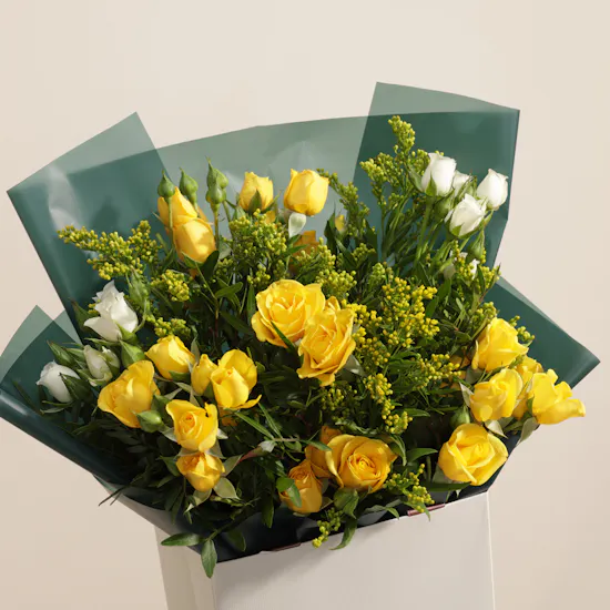 Sunlit Whisper Flowers Bouquet