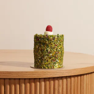 Mini Pistachio Cake by Rose Ribbon Mini Pistachio Cake by Rose Ribbon