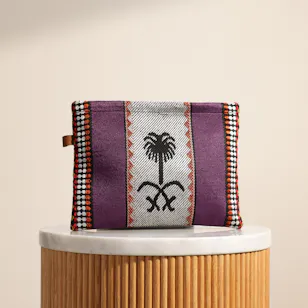 Haa Najed Purple Pouch Bag