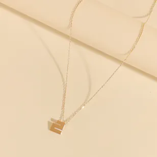 Midad letter Al'ha necklace | 18 k Gold