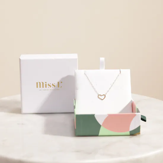 Miss L' by L'azurde Heart Gold Necklace
