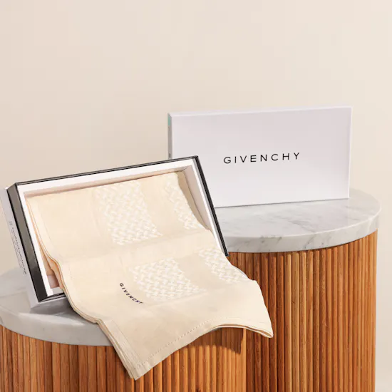 Givenchy Beige Shemagh | Size 55