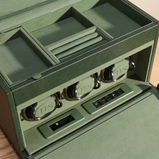 Heisse & Söhne Verne 3 Green Watch Winder