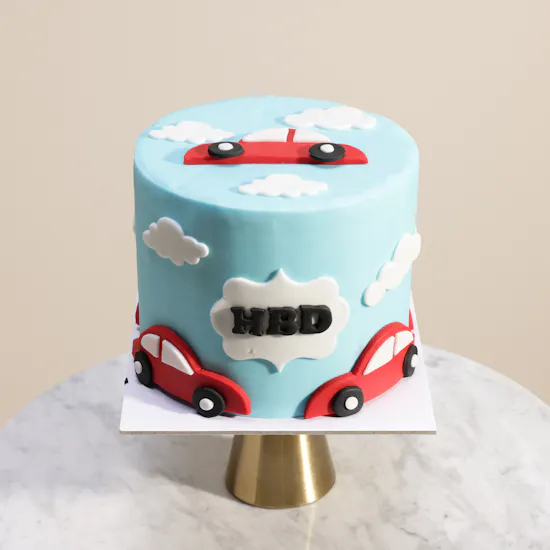 Floward Red Car Premium Birthday Cake