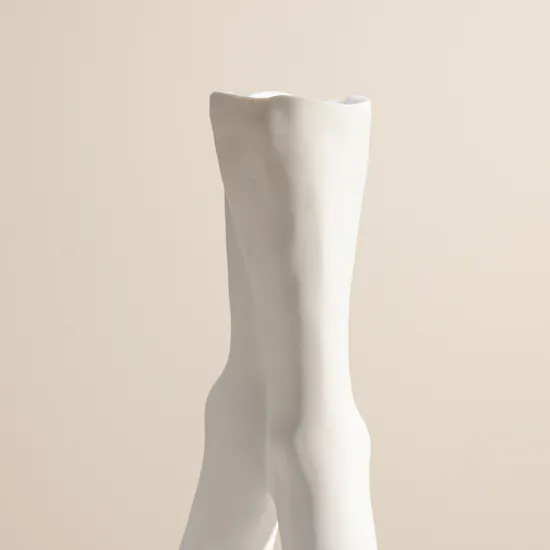 Floward Ballet White Ceramic Vase