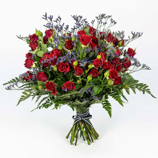 Red Baby Roses Pleasure Bouquet