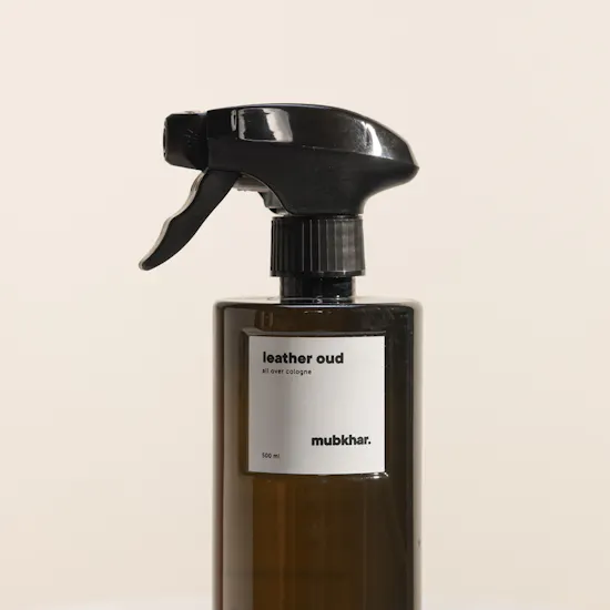 Mubkhar Leather Oud All Over Eau De Cologne | 500ml