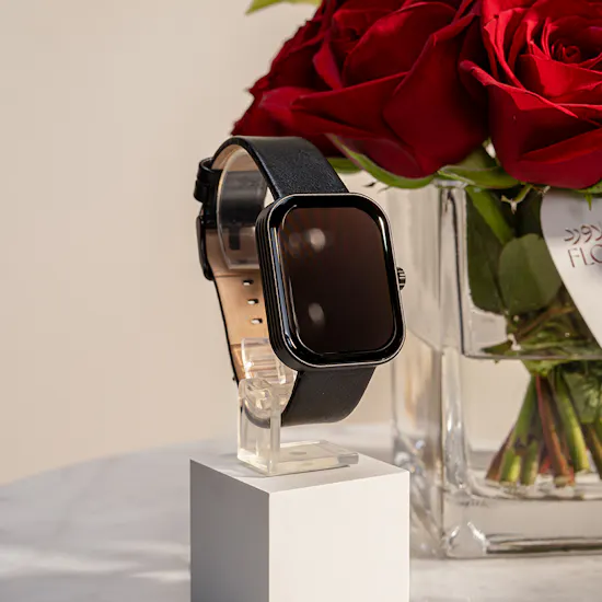Titan Mirage Black Smart Watch | Roses Vase