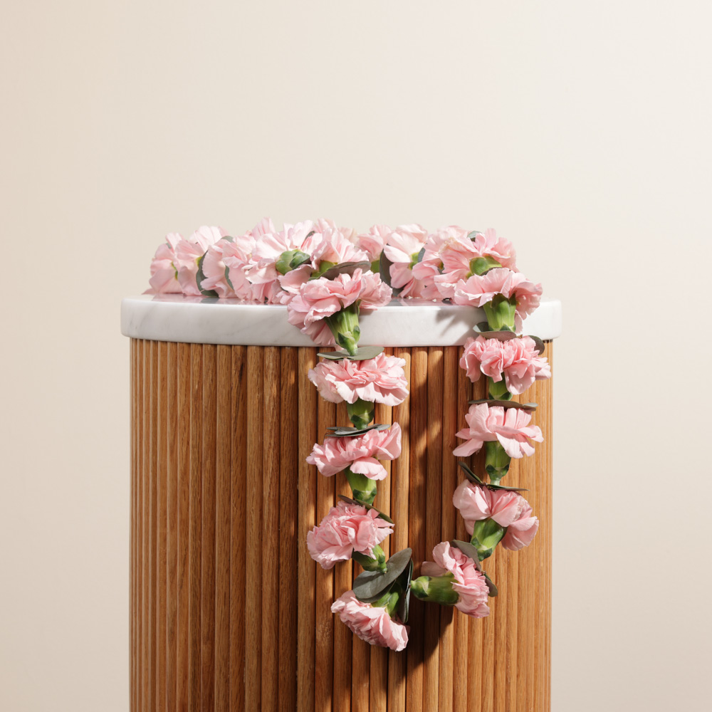 Pink Carnation Graduation Necklace 