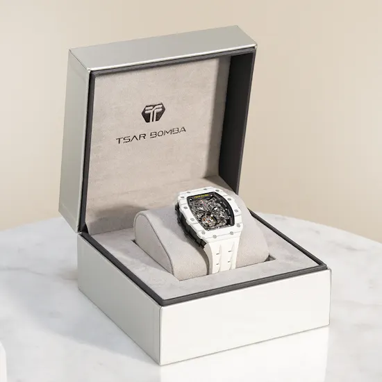 Tsar Bomba Elemental Automatic Elite White Men's Watch