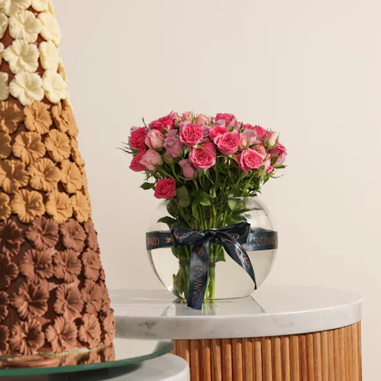 Rava Flower Chocolate Tower | Love and Care Flowers