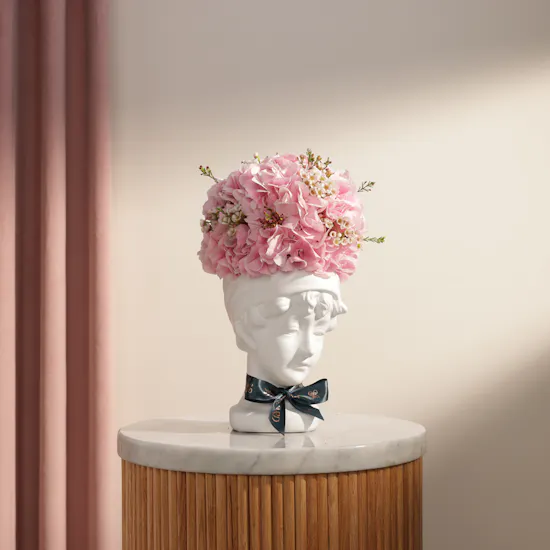 Whispering Blush Muse Flower Vase