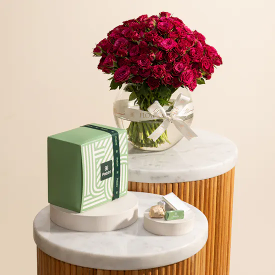 Patchi Chocolate Box | Delight Flowers Vase
