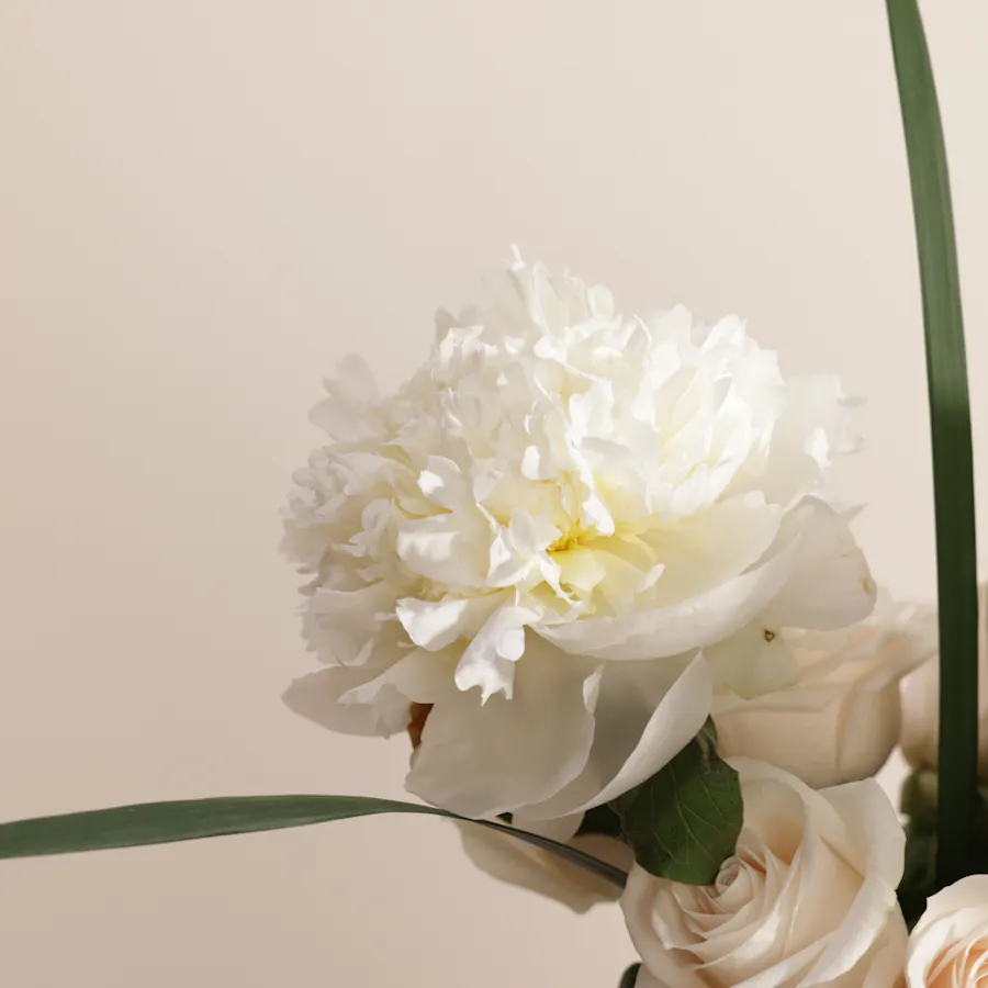 Graceful Peony Flower Vase 4