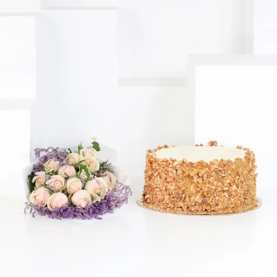 Magnolia Bakery Carrot Cake | Pink Bouquet