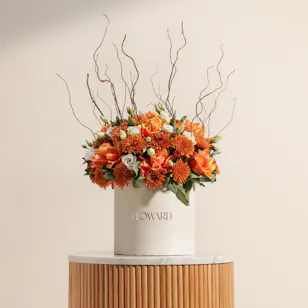 Warm Moment Flowers Box