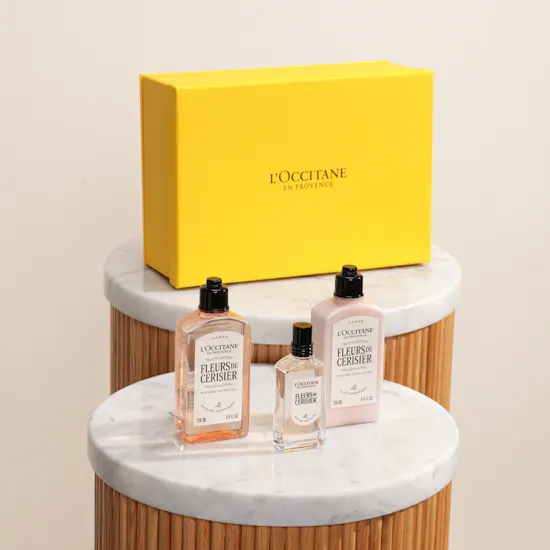 مجموعة عطر فلور دو سوريزييه او دي تواليت للنساء من لوكسيتان