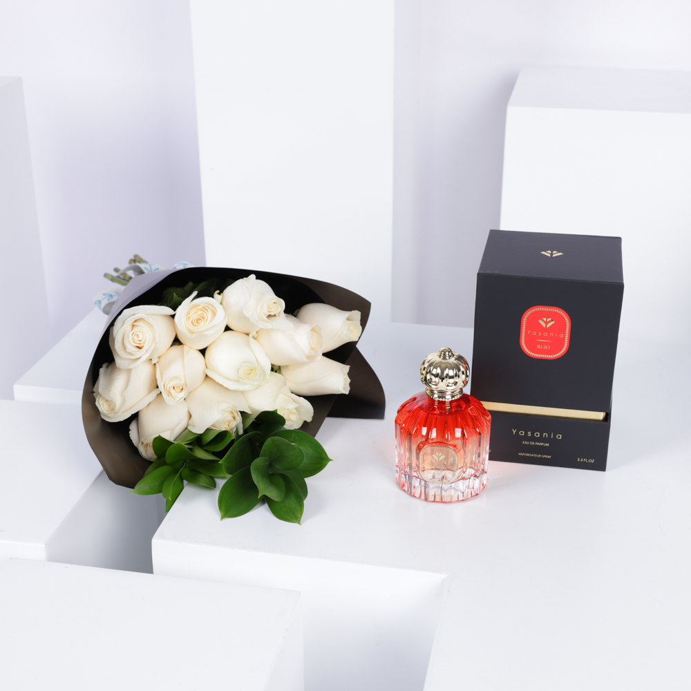 عطر روبي سويت عنبر من ياسانيا 100مل | جوري ابيض 