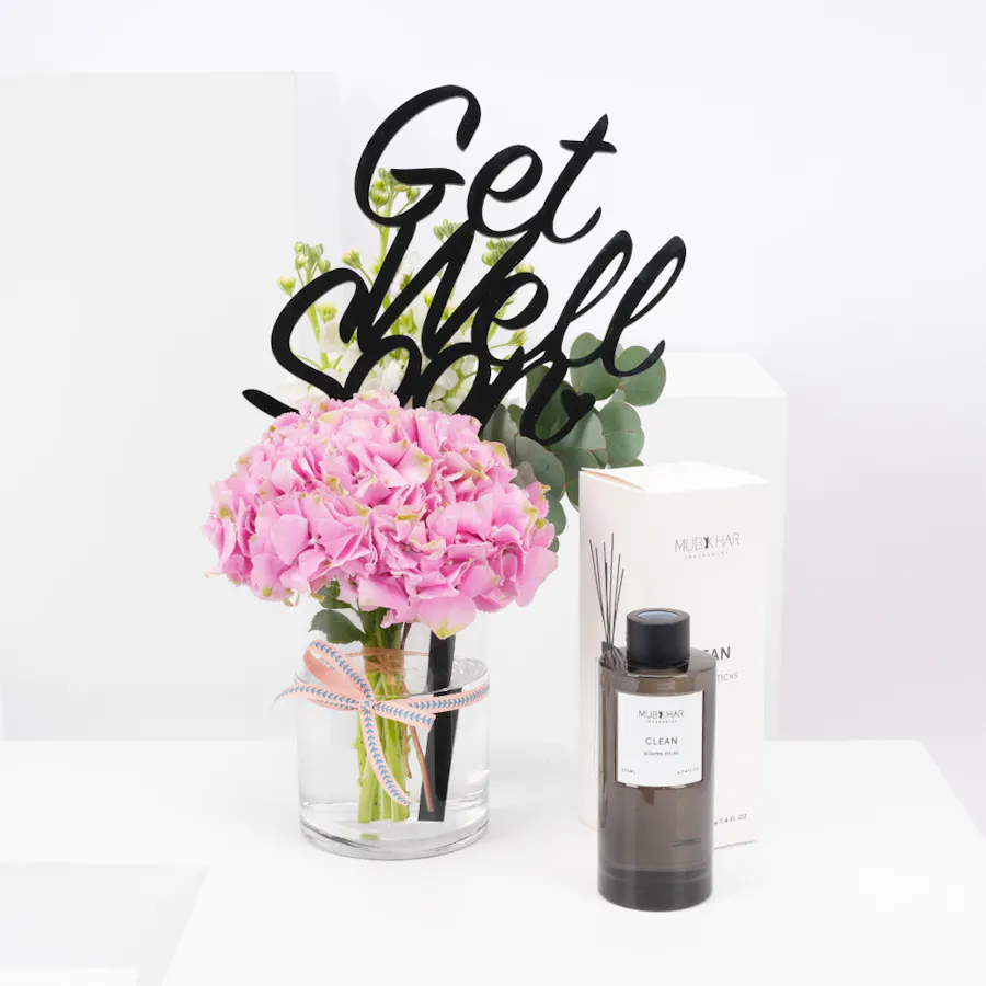 Mubkhar Clean Scented Sticks 220ml | Get Well Soon Flowers Vase 3
