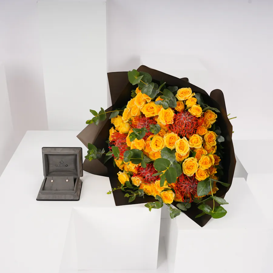 Lustro Stellarosa Diamond Earrings | Sunshine Bouquet 3