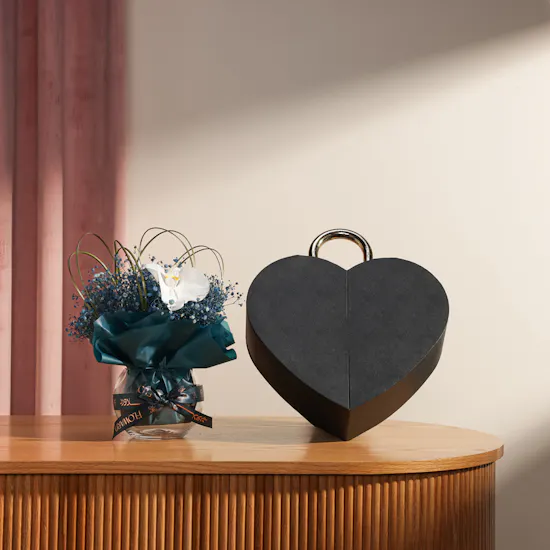 Nor Noyau Beloved Father Heart Chocolate Box | Impressive Flowers