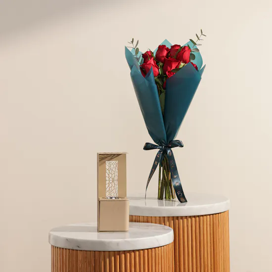 Cascades Decorative Square Metal incense Burner | Charming Flowers