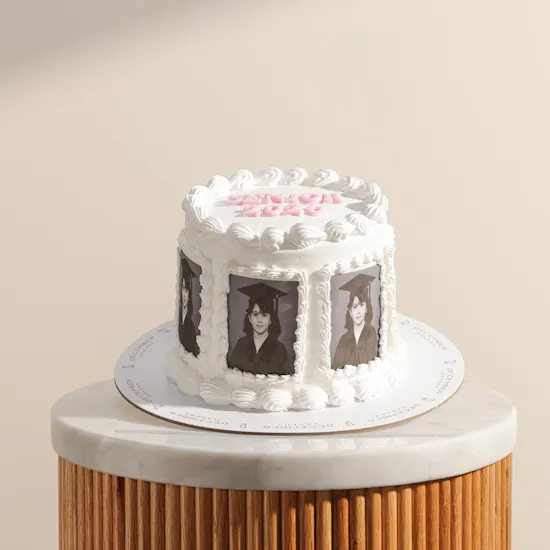 December Cake Personalized Graduation Photo Cake