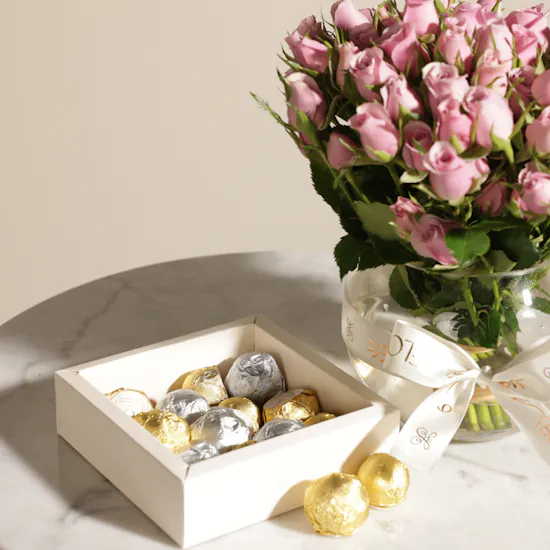Ghazl Chocolatier Ramadan Chocolate Truffle Box | Spirit of Sharing Flowers