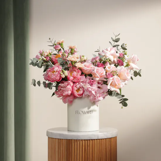 Peony Script Garden Box