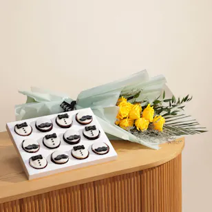 NJD Dad Chocolate Cupcakes | Yellow Blooms NJD Dad Chocolate Cupcakes | Yellow Blooms